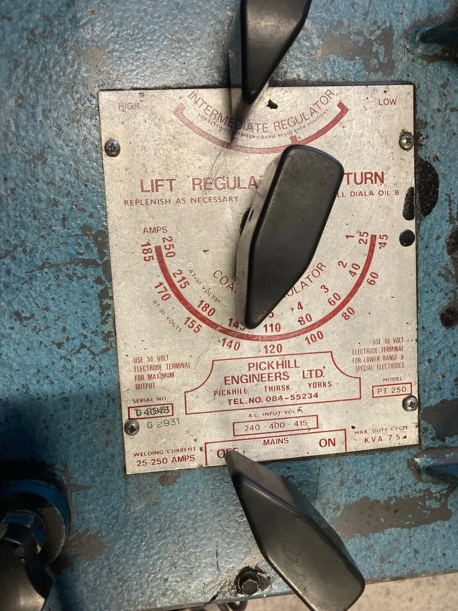 250 amp pickhill welder forsale - Image 2