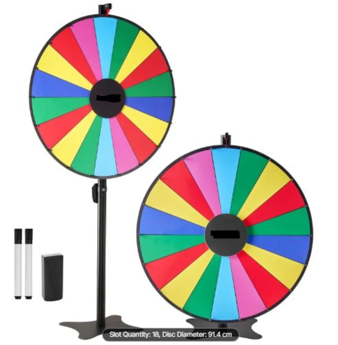 914 mm Spinning Prize Wheel, 18 Slots Spinning - Image 1