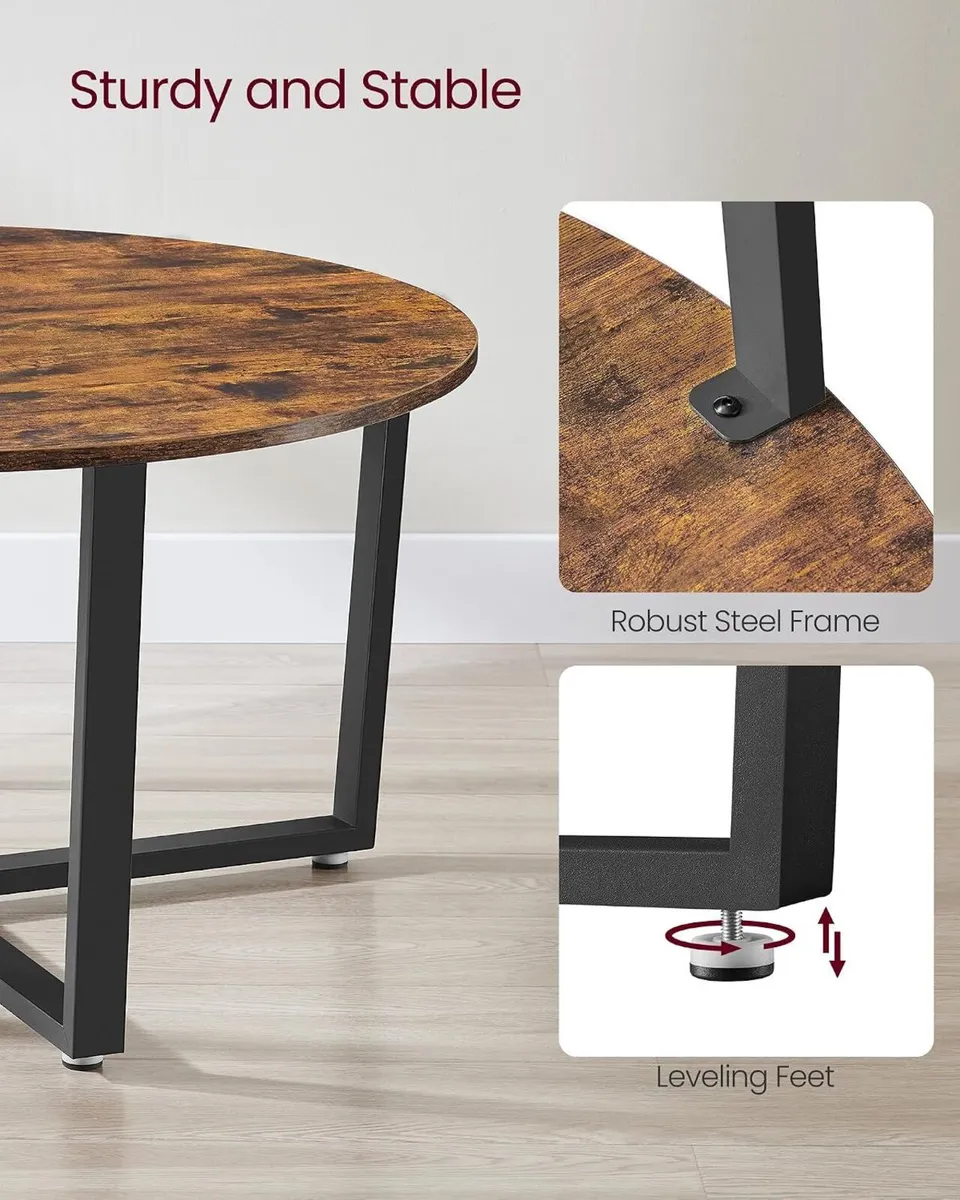 New round coffee table - FREE P&P - Image 4