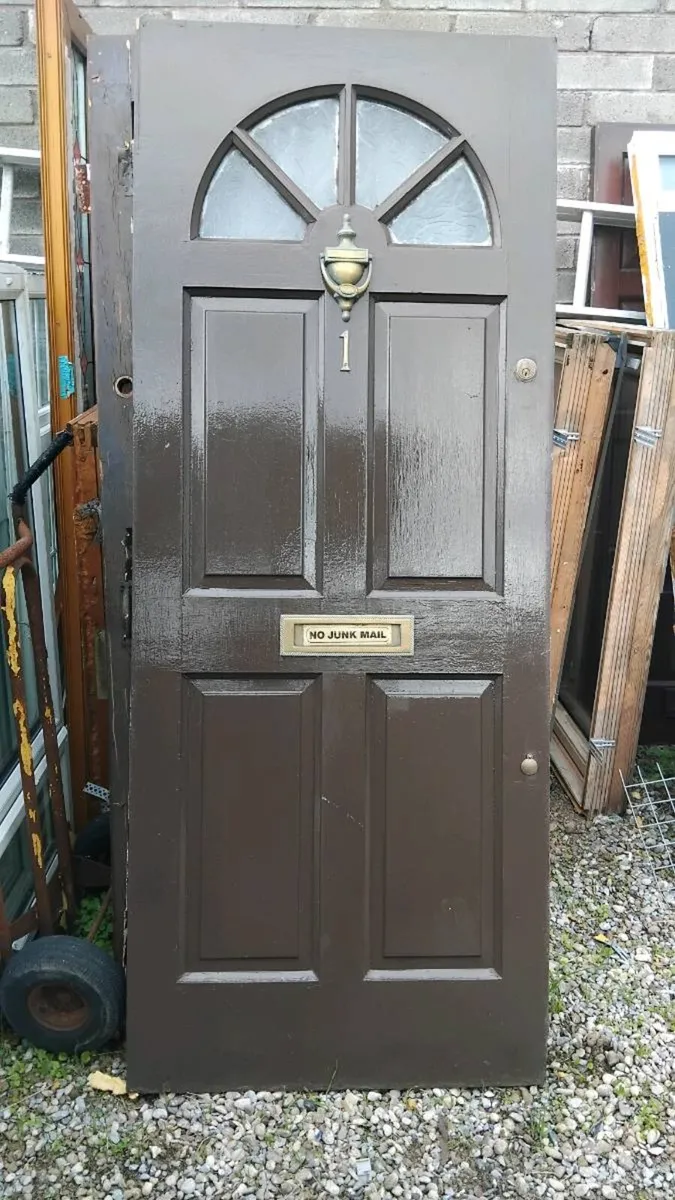 Teak door - Image 1