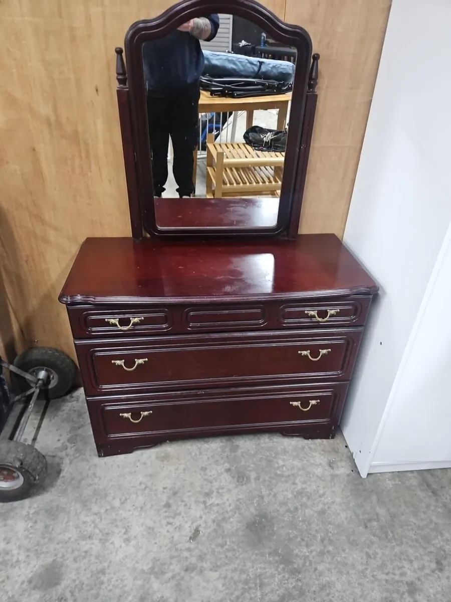.vintage dressing table with mirror - Image 3