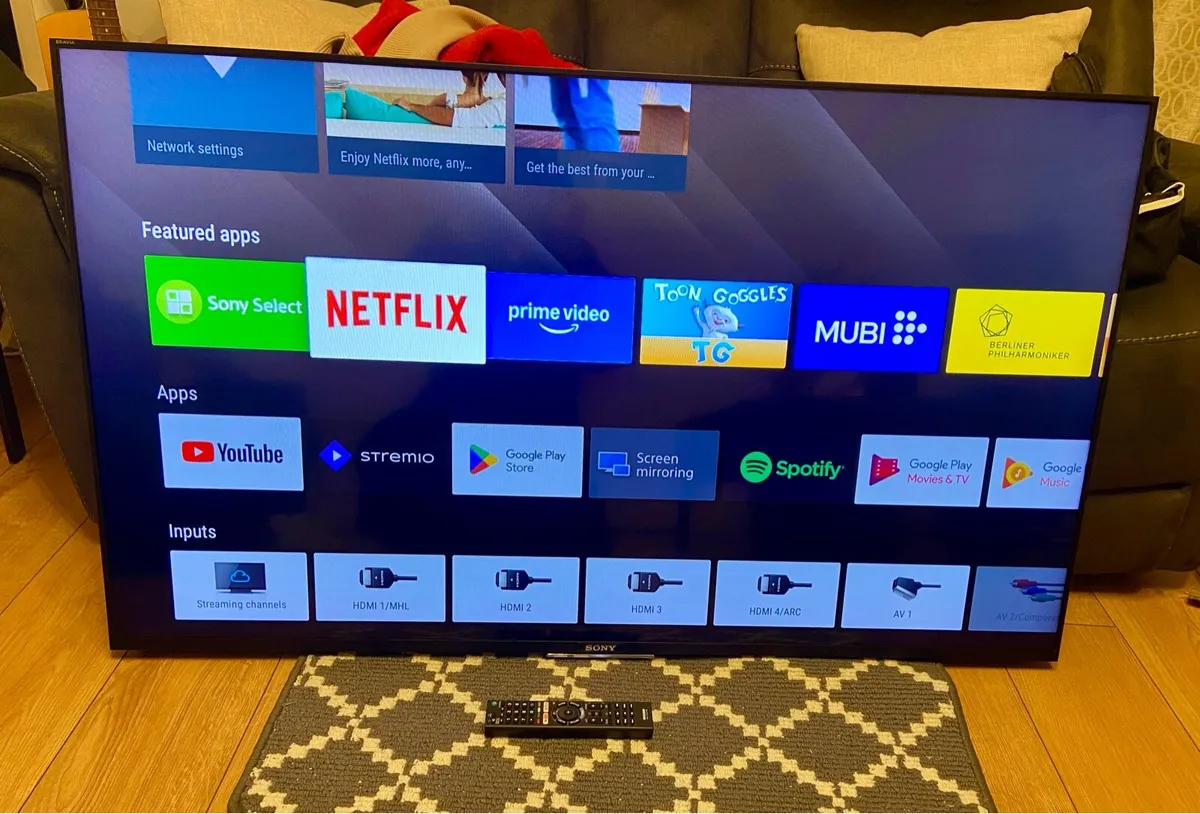 Sony Bravia 55” Android Smart TV - no legs - Image 1