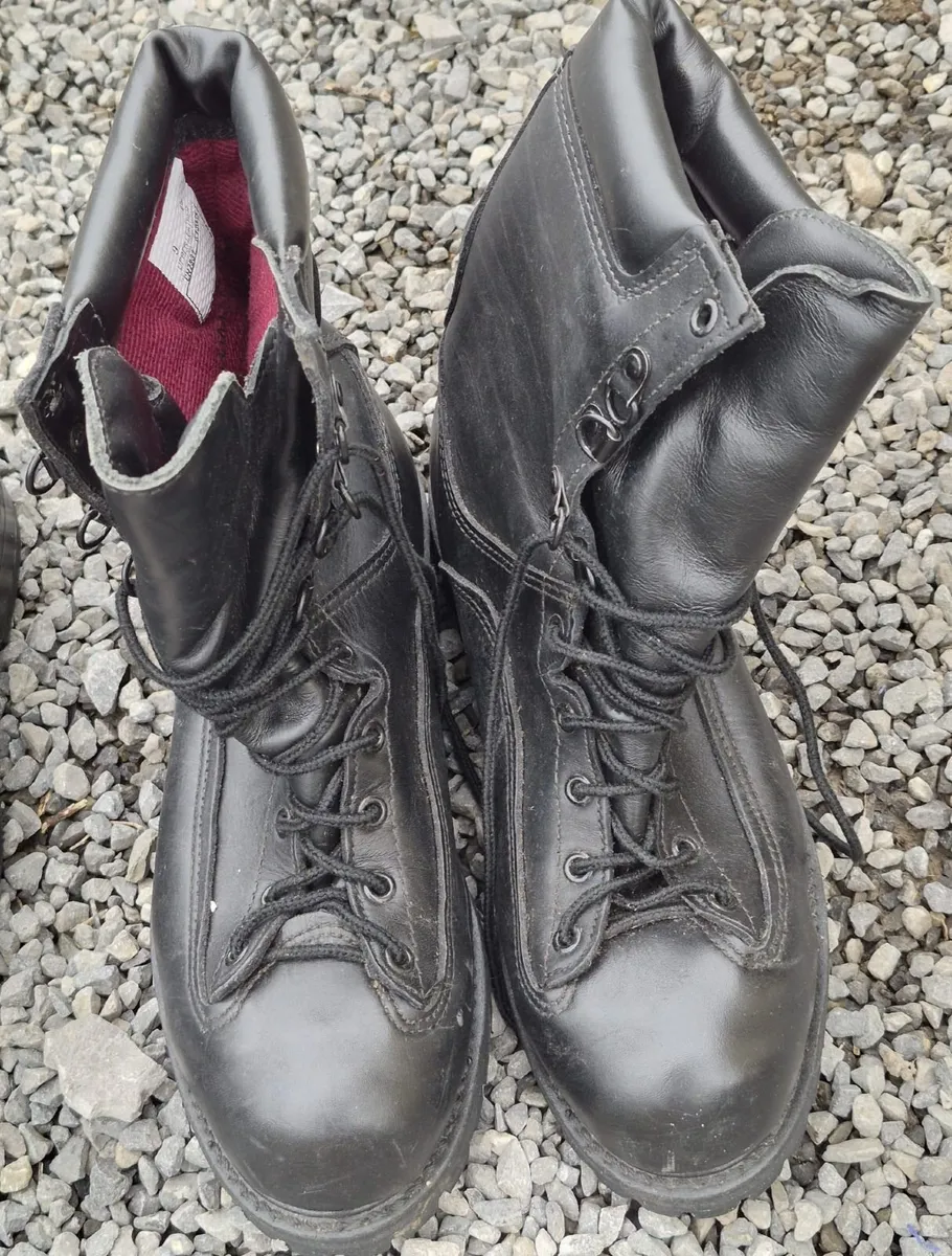 Genuine Leather Heavy-Duty Boots...