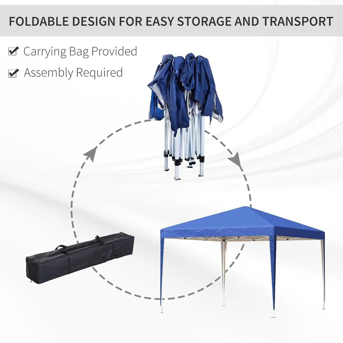 Gazebo 3x3m Pop Up Marquee Garden Tent - Image 4