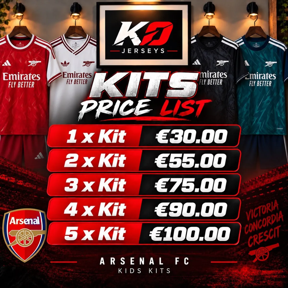 Arsenal Kids Kits - Image 4