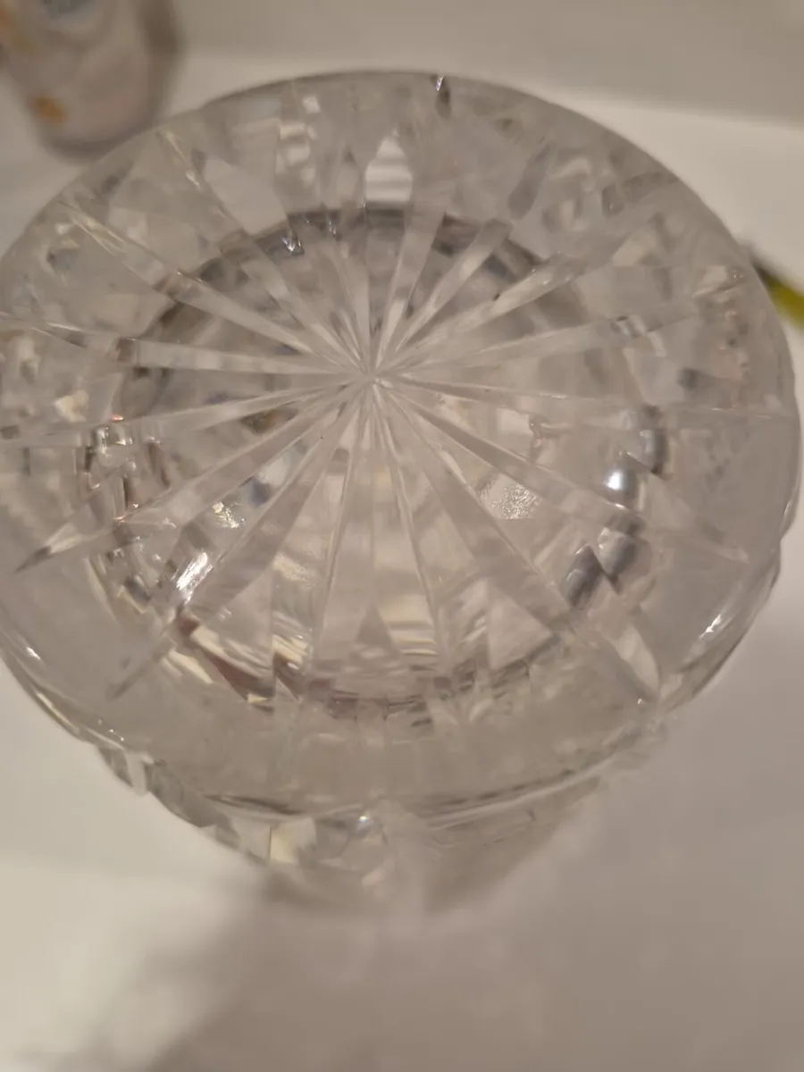 Vintage Waterford Crystal Clare Cut 10” Vase - Image 2