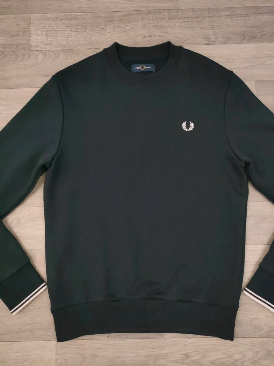 Fred Perry Sweatshirt Jumper Mens Small - Image 2