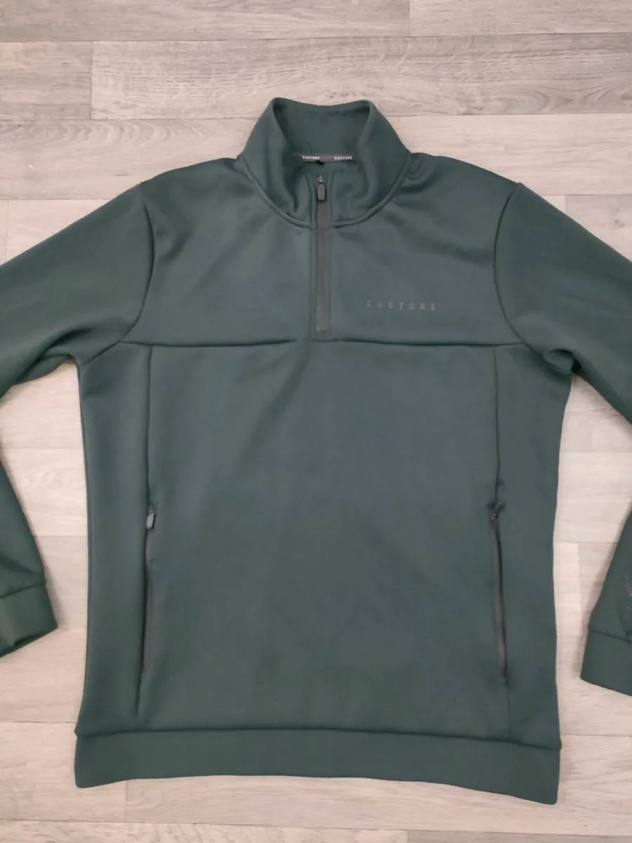 Castore Half Zip Performance Golf Jumper Mens L - Image 2
