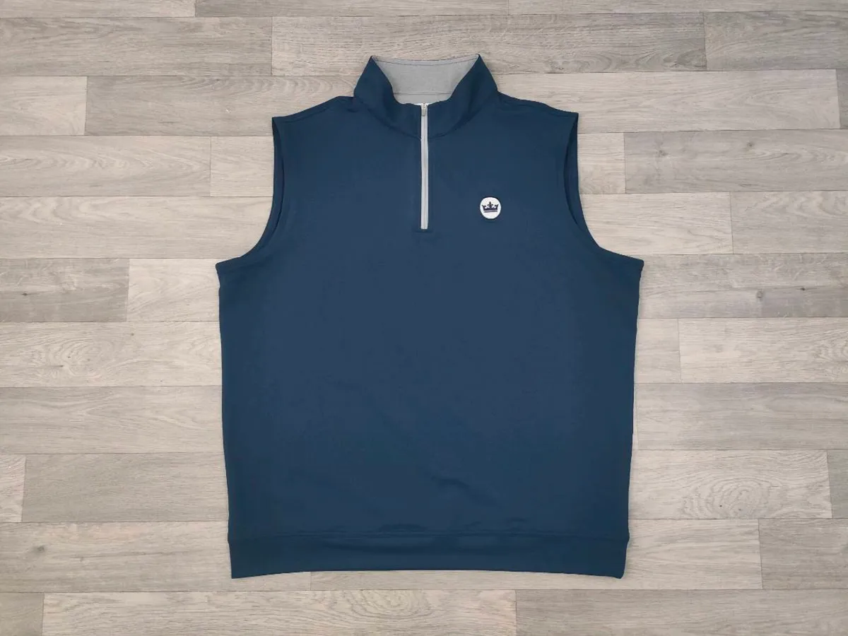 Peter Millar Half Zip Golf Gilet Vest Mens XL - Image 1