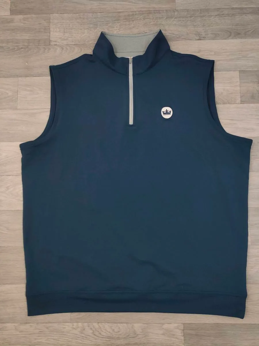 Peter Millar Half Zip Golf Gilet Vest Mens XL - Image 2