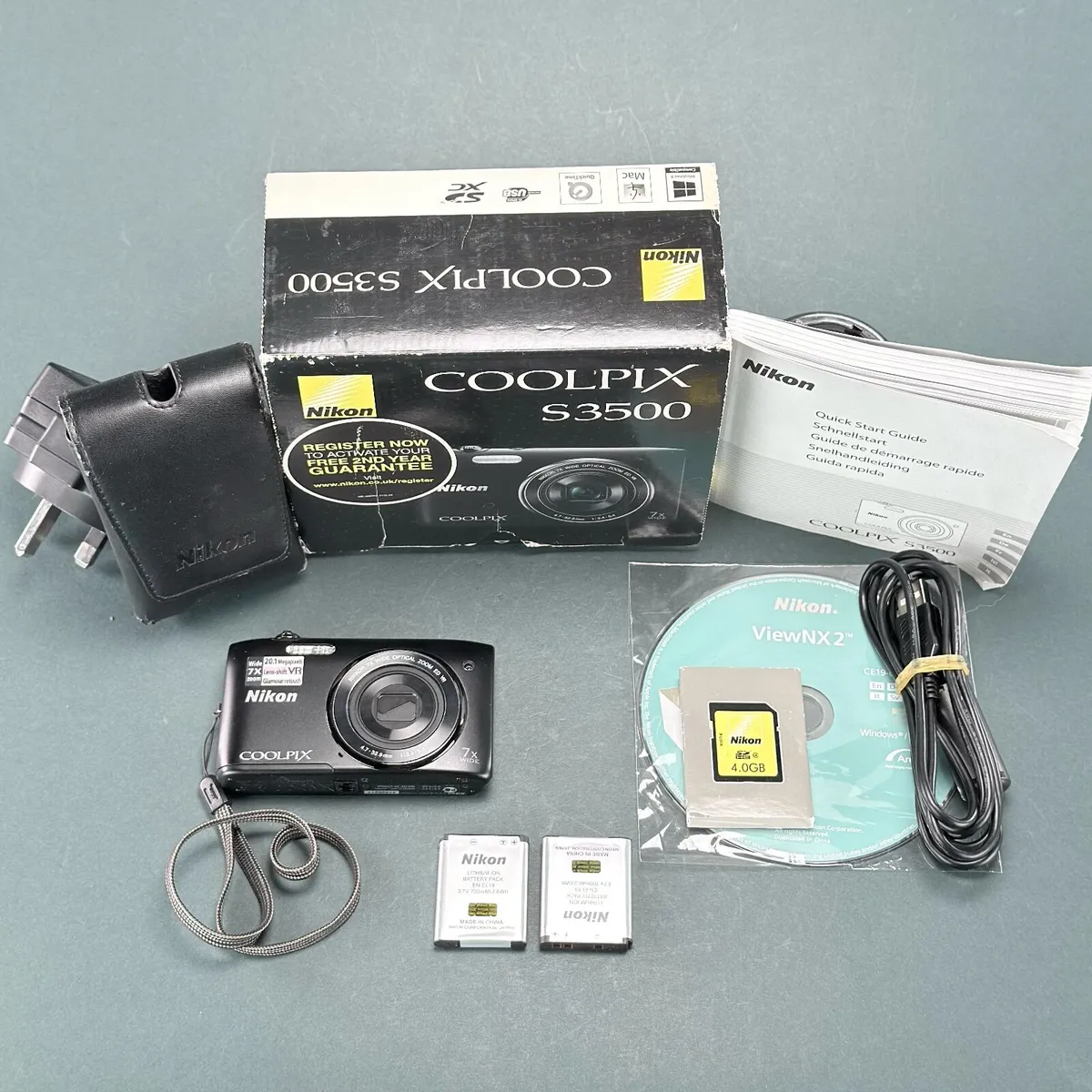 Nikon CoolPix S3500 20.1MP Digital Camera - Image 1