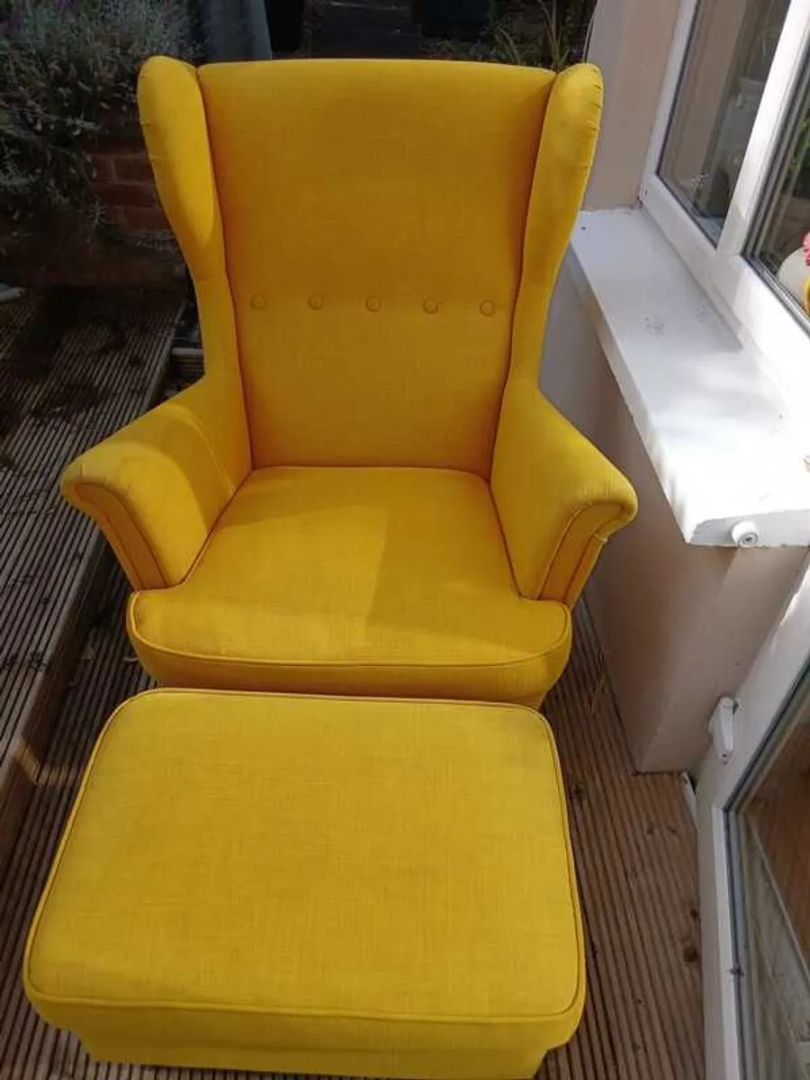 Chair and footstool - Image 2