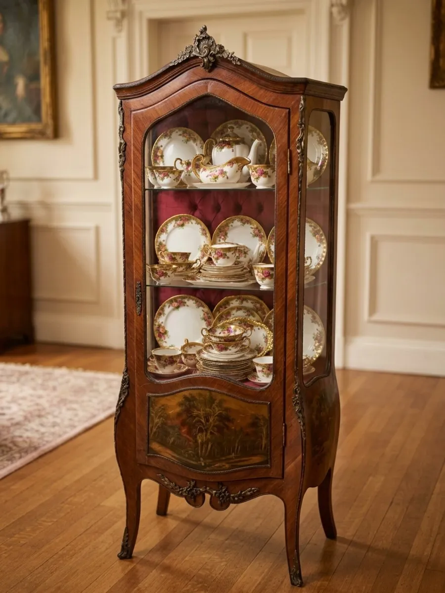 Antique French Vitrine - Image 3