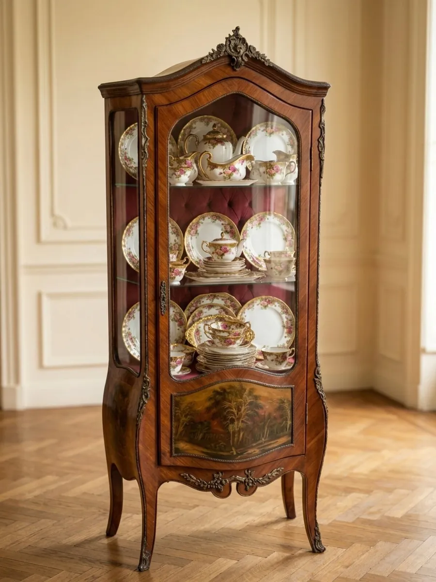Antique French Vitrine - Image 2