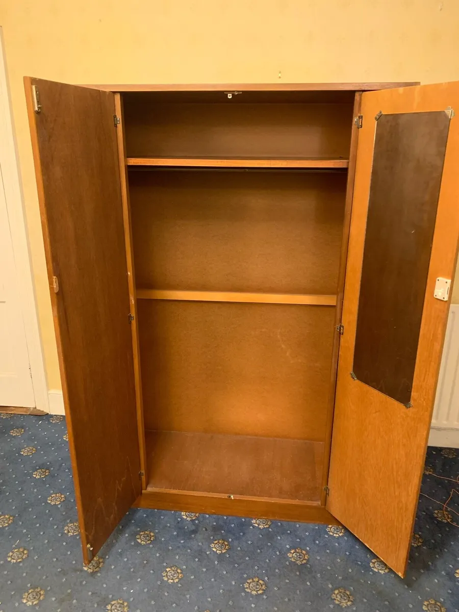 Vintage Wooden Wardrobe - Image 2