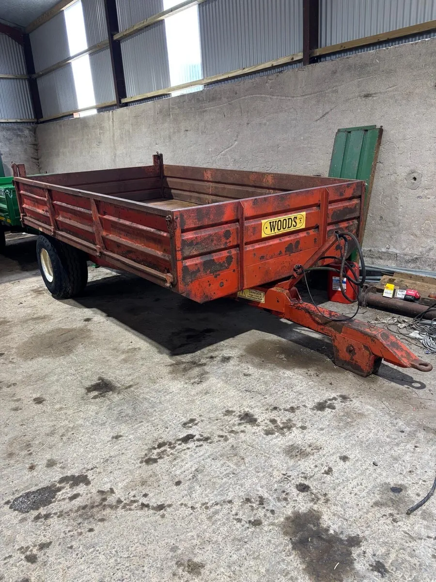 Woods 12x7 tipping trailer - Image 1