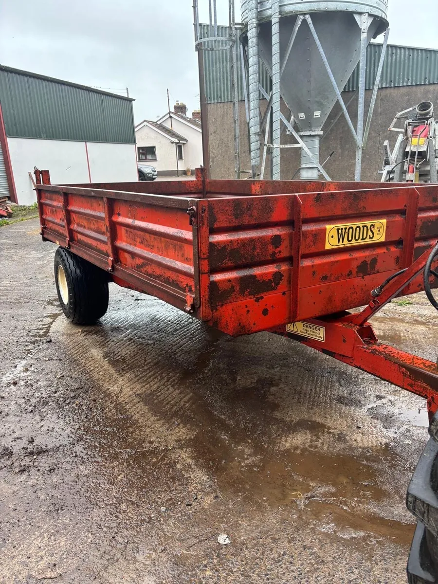 Woods 12x7 tipping trailer - Image 2