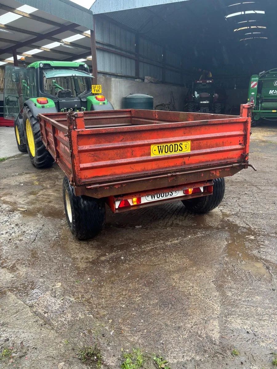 Woods 12x7 tipping trailer - Image 4