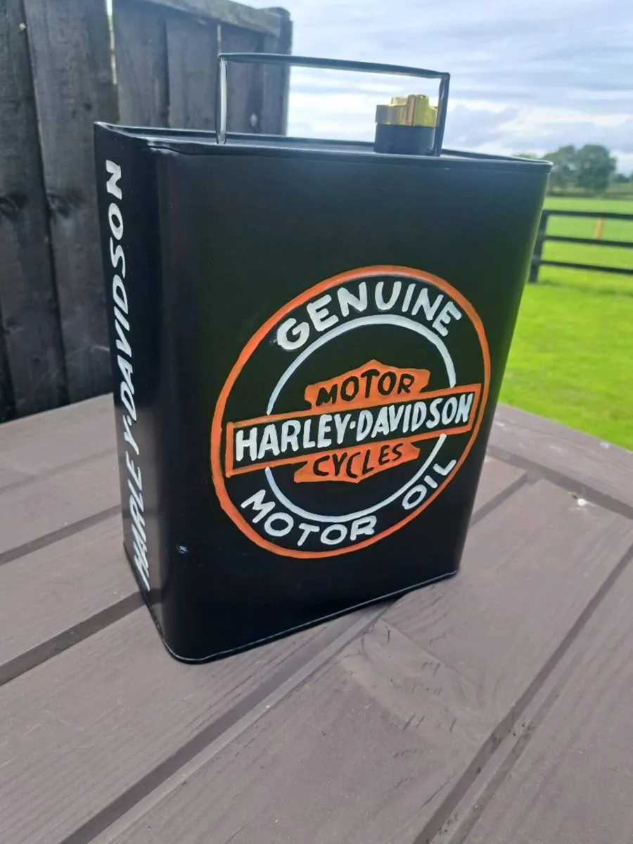 Harley Davidson oil can - Image 1