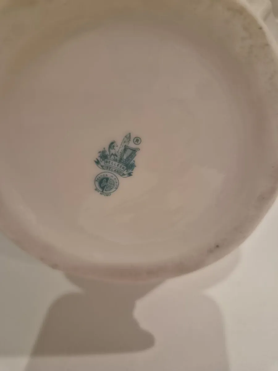 Large Vintage Belleek Nile Vase – 33cm - Image 2