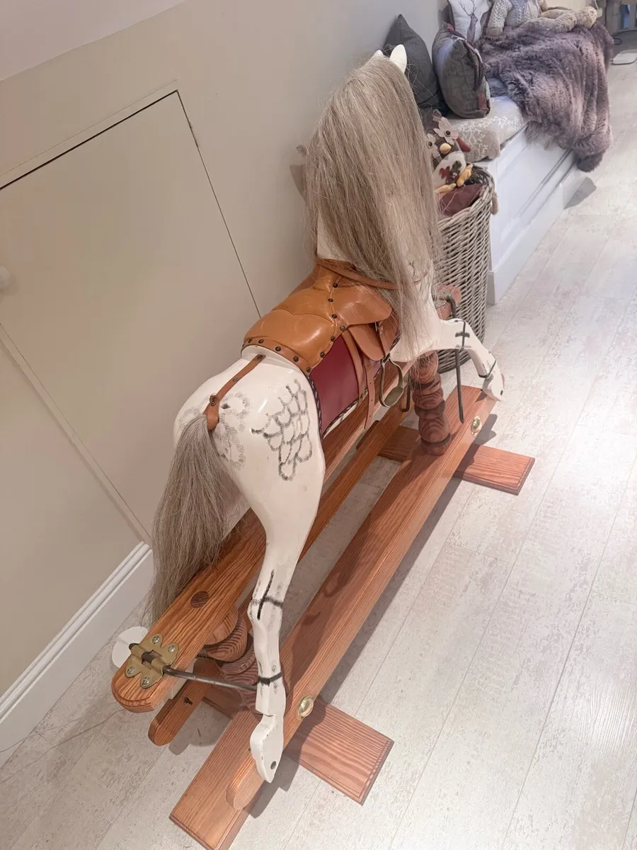 Hand Crafted Wooden Rocking Horse - Image 2