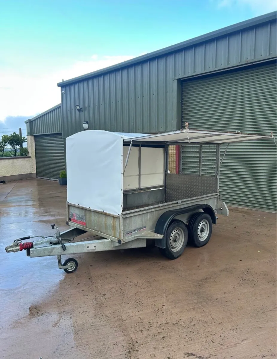 8x4 trailer with removable custom-fit canopy - Image 1