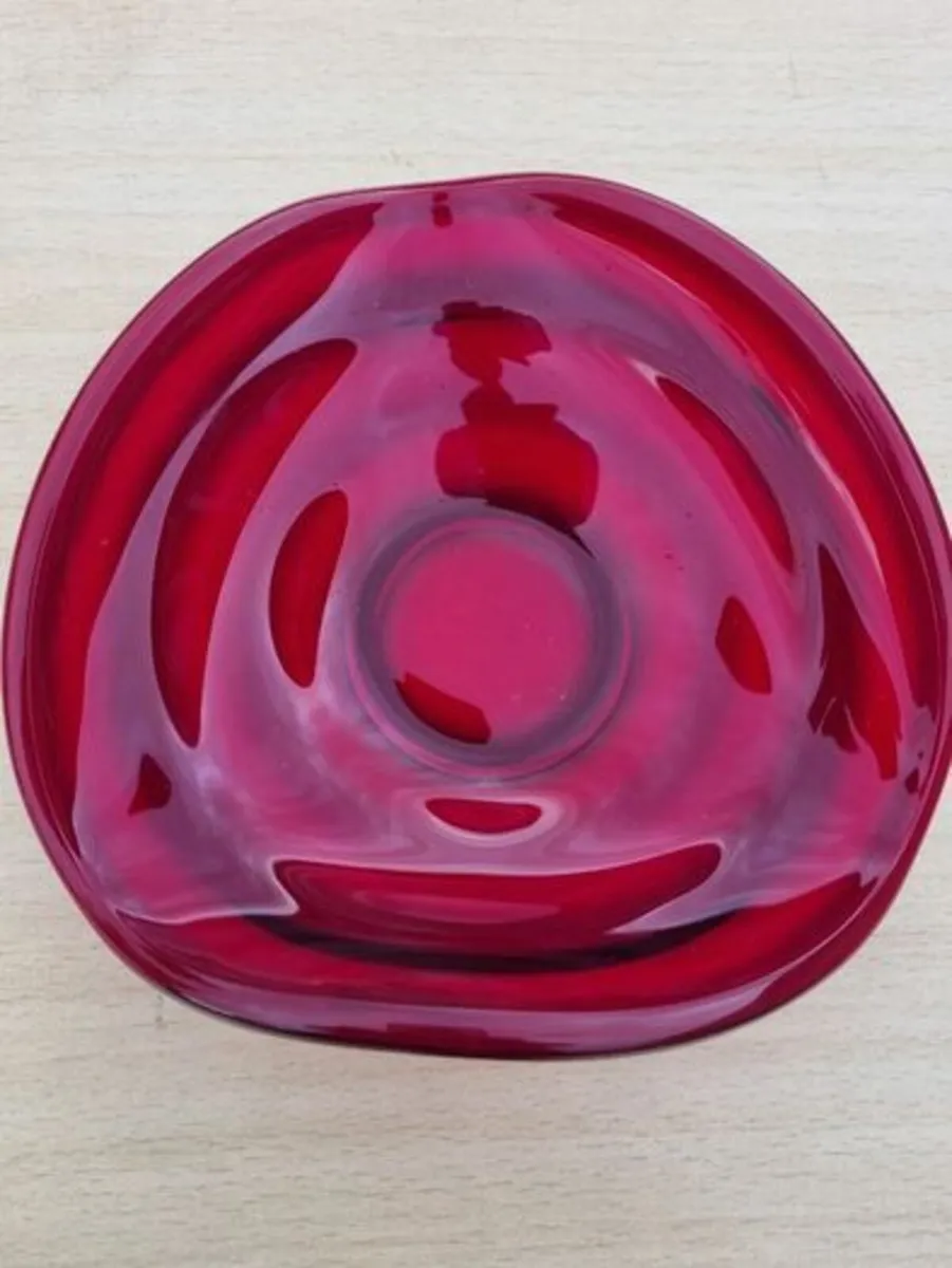 Vintage Italian Murano art glass platter - Image 3