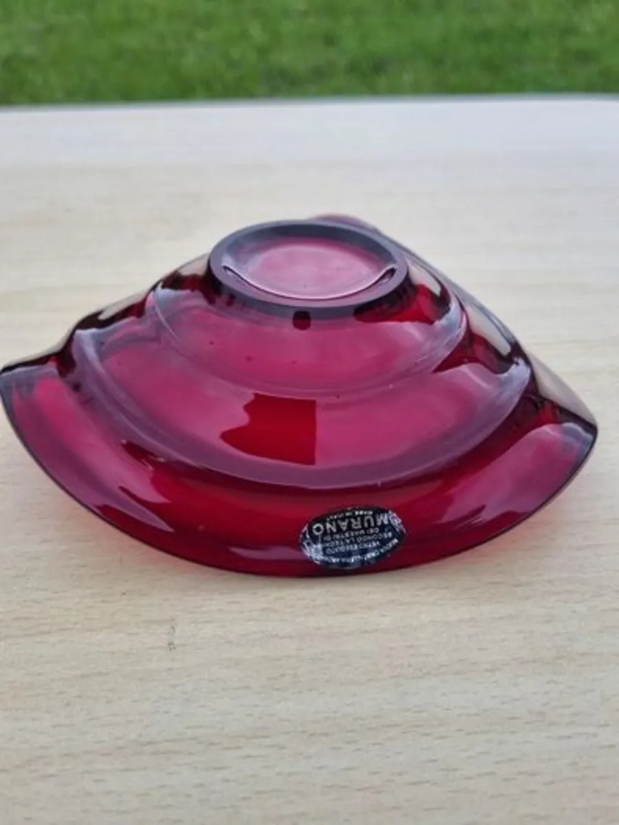Vintage Italian Murano art glass platter - Image 4