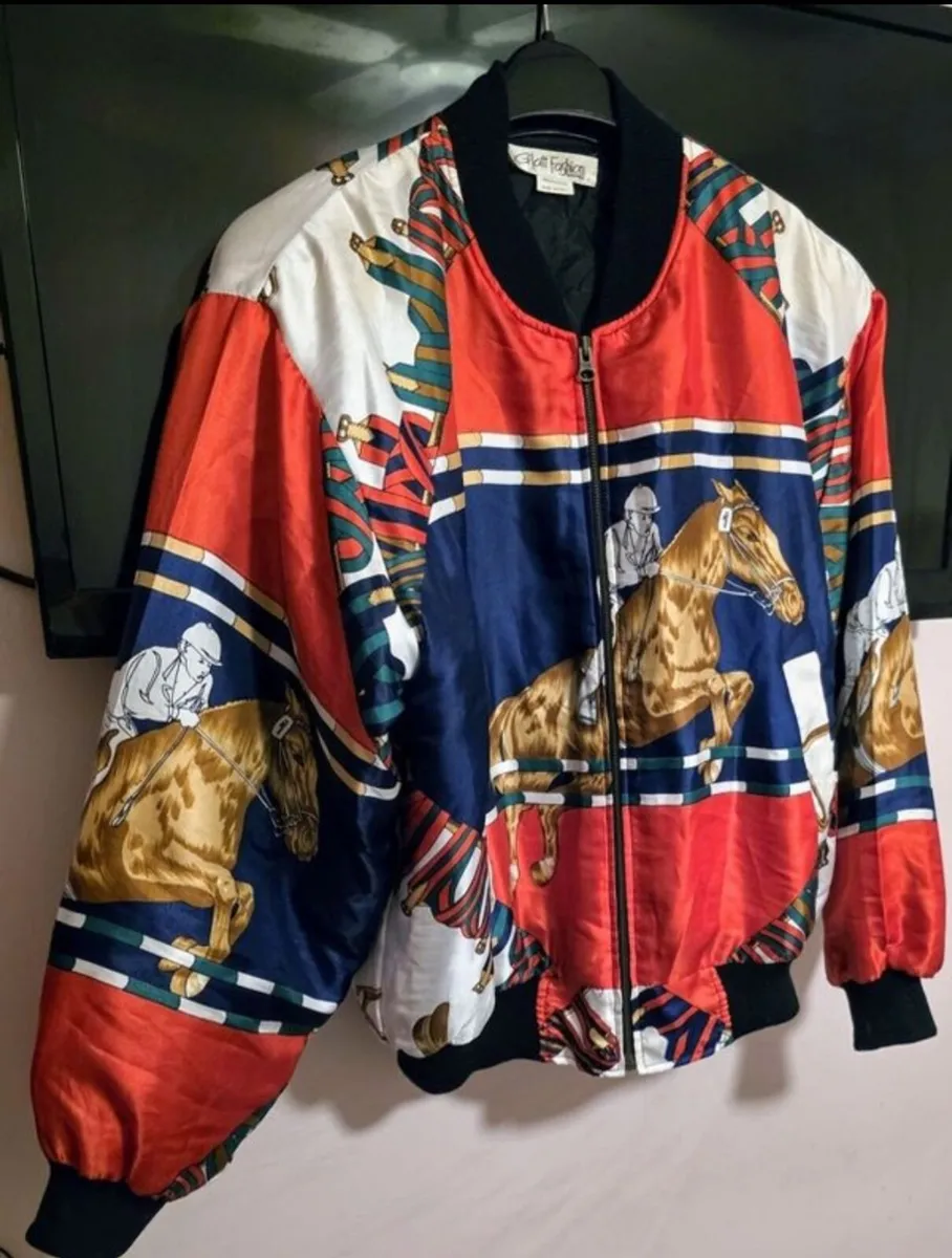 Vintage stunning Glatt bomber jacket size xl - Image 1