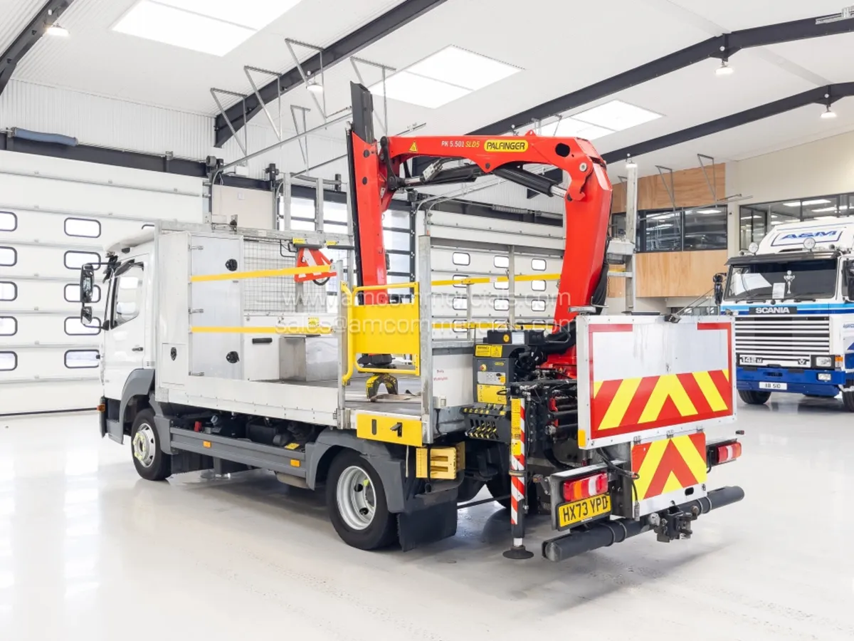 2023 MERCEDES ATEGO 816 POLE CARRIER UTILITY CRANE - Image 4