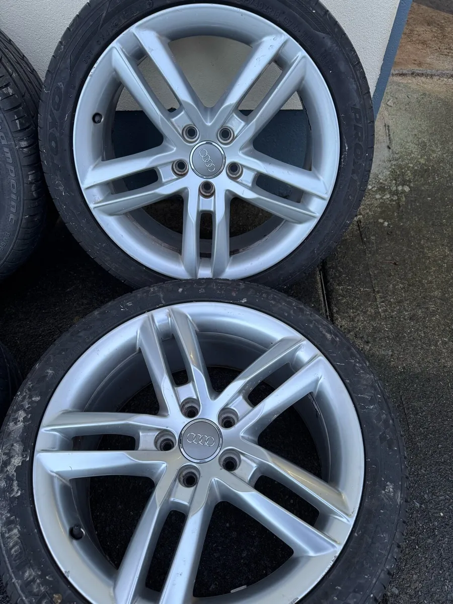 Audi 18” s-line alloy wheels - Image 1