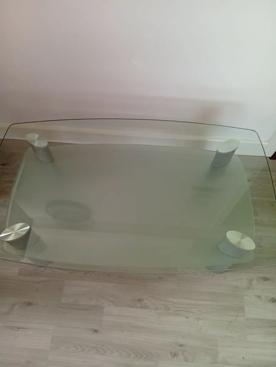 Modern Quality Tempered Glass Coffee table - Image 2