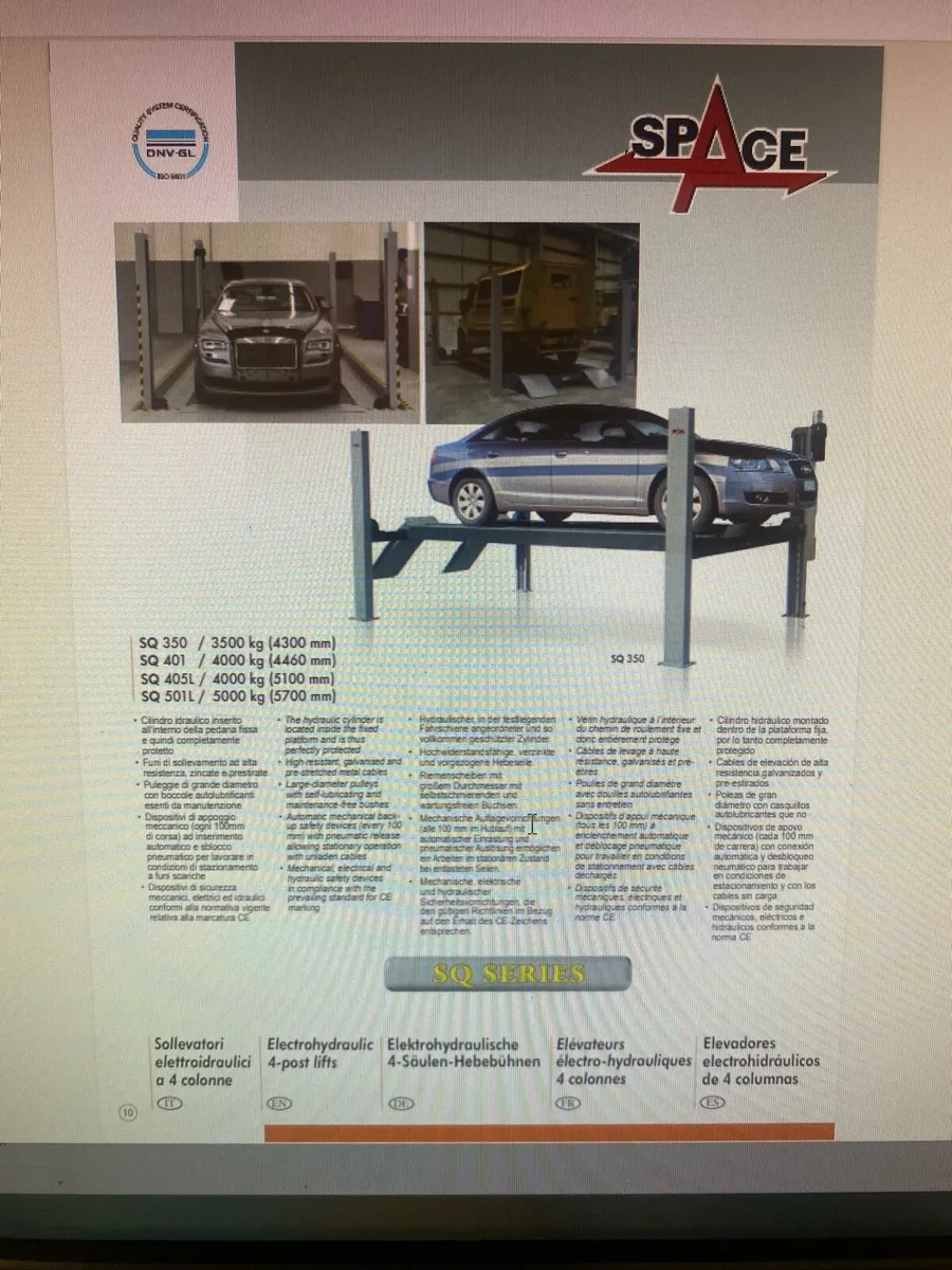4 Post Alignment lift - Image 1