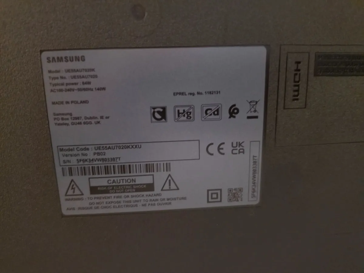 Samsung 55" smart tv - Image 3