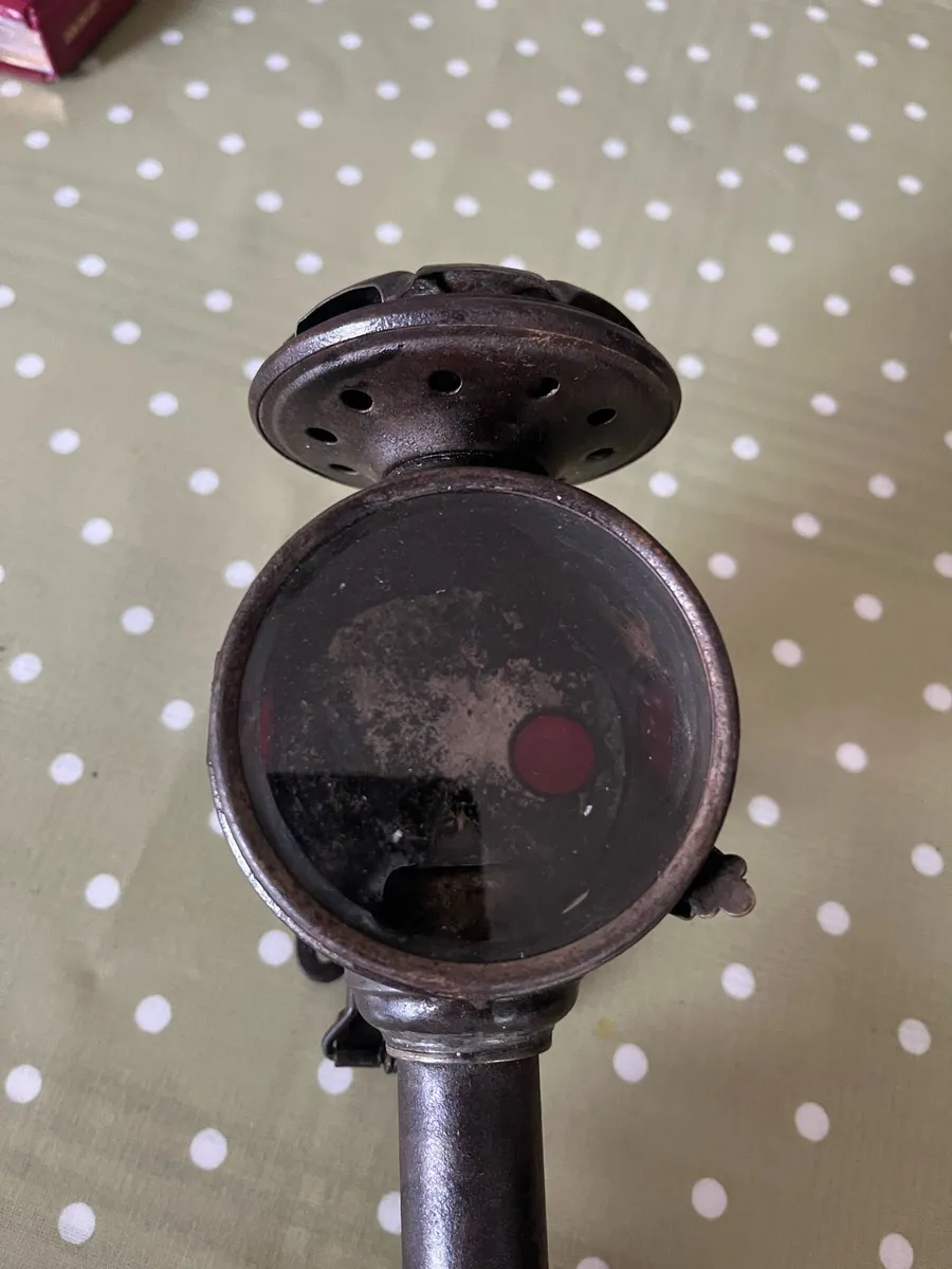 Antique Bicycle Candle Lamp - Image 2