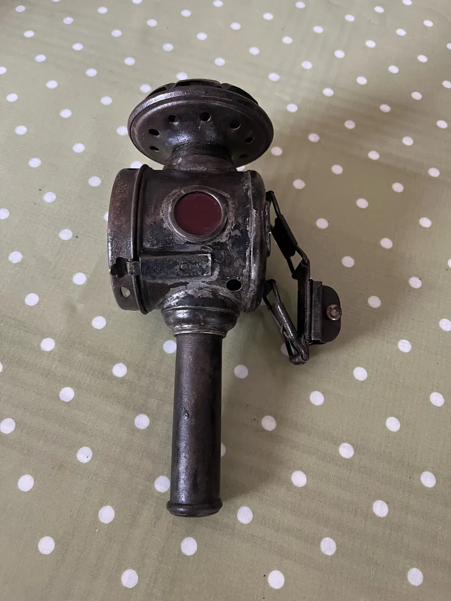 Antique Bicycle Candle Lamp - Image 3