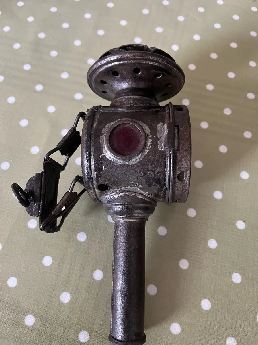 Antique Bicycle Candle Lamp - Image 1