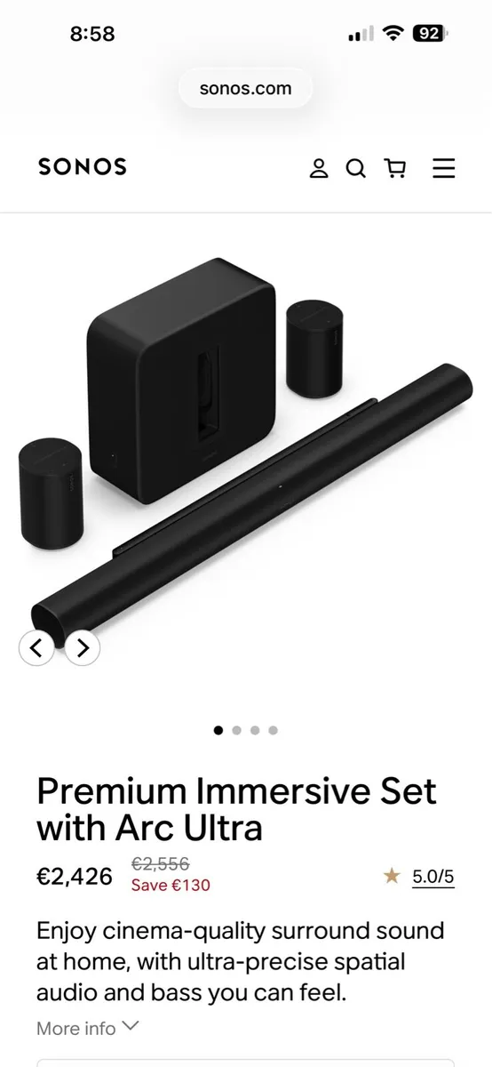 Sonos System (new and Sealed).