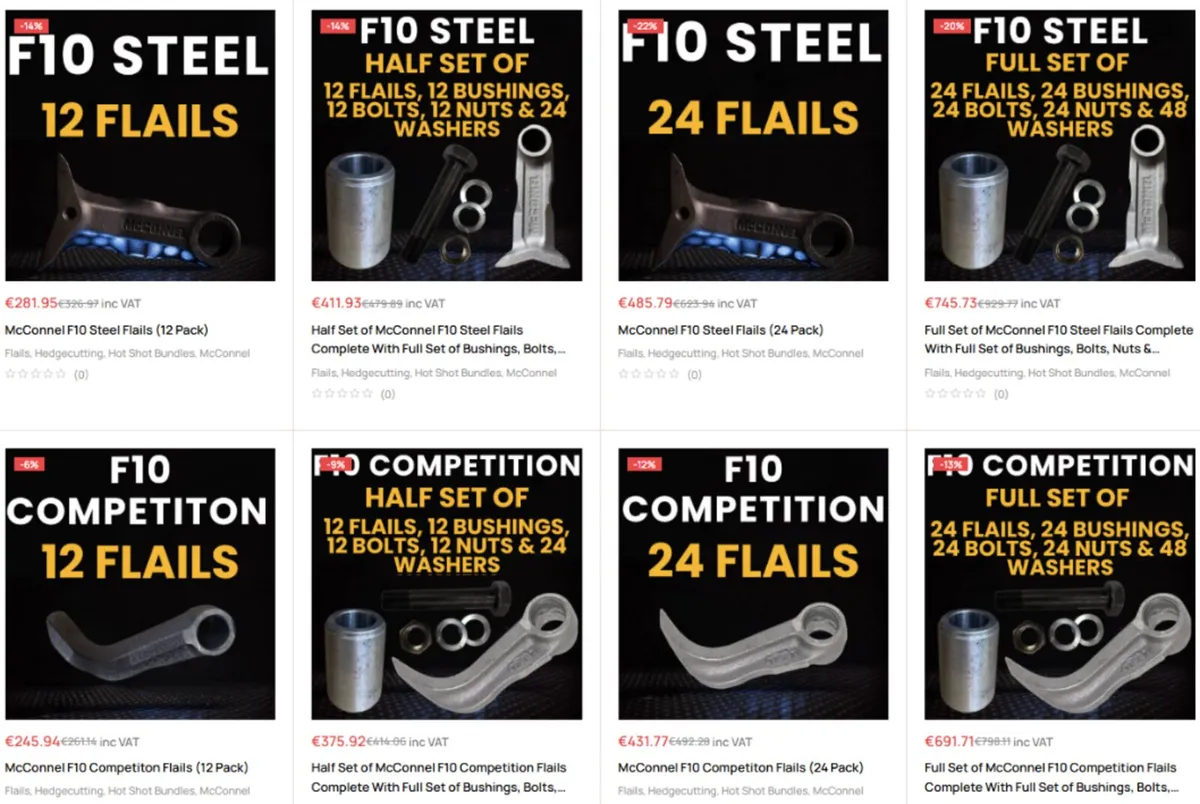 McConnel F10 & F14 Flail Bundles - Image 3