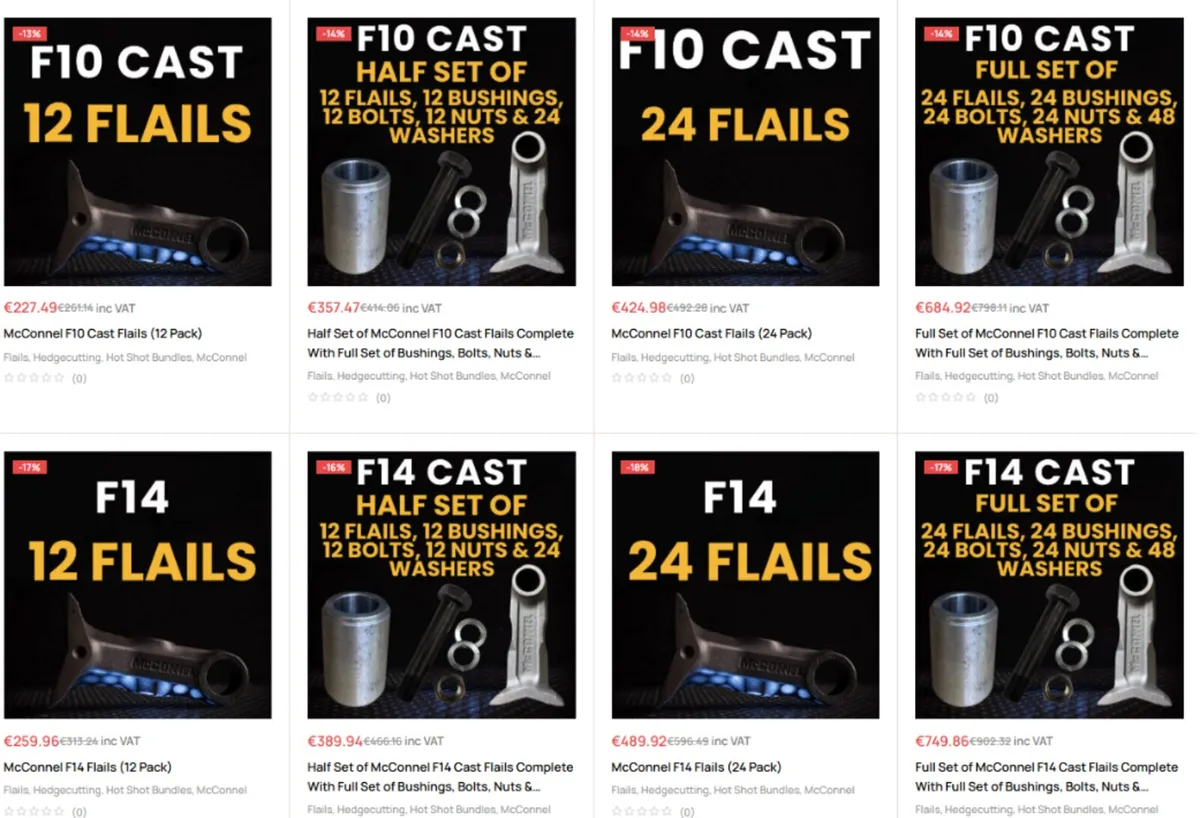 McConnel F10 & F14 Flail Bundles - Image 2