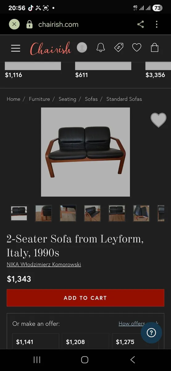 2-Seater Sofa from Leyform, Italy, 1990s - Image 2