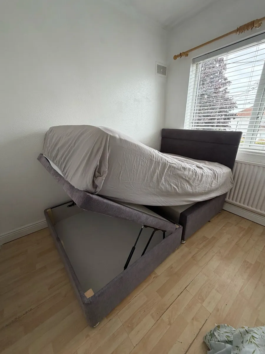Ottoman Storage Bed + Mattress - Image 1