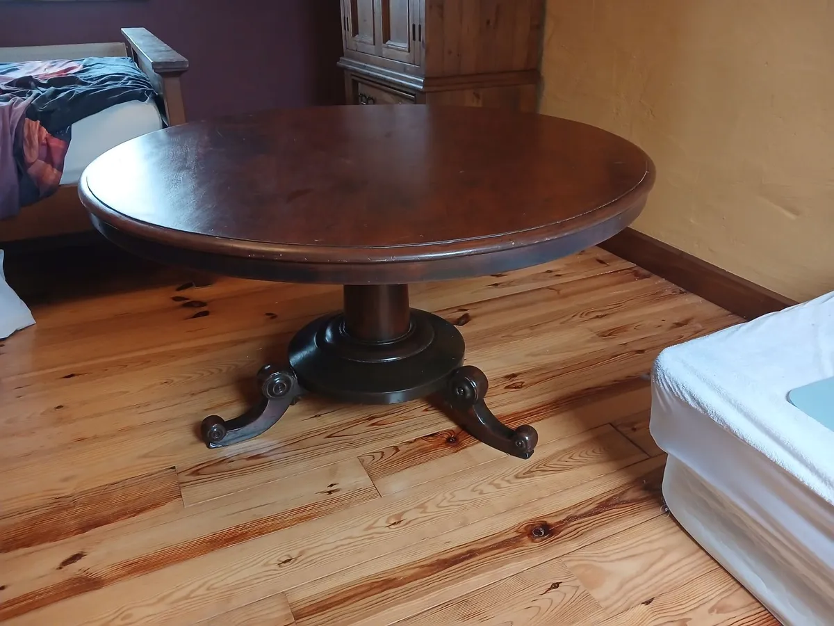 Antique Mahogany Table - Image 4