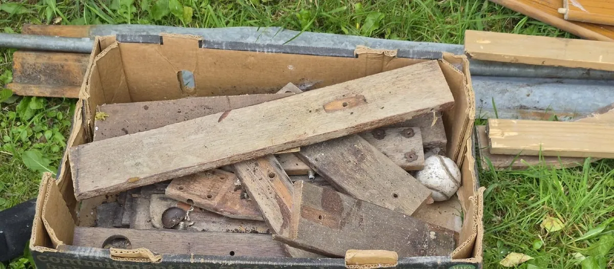 Job Lot: Wooden Bunk Bed Parts, Glass Doors etc... - Image 2