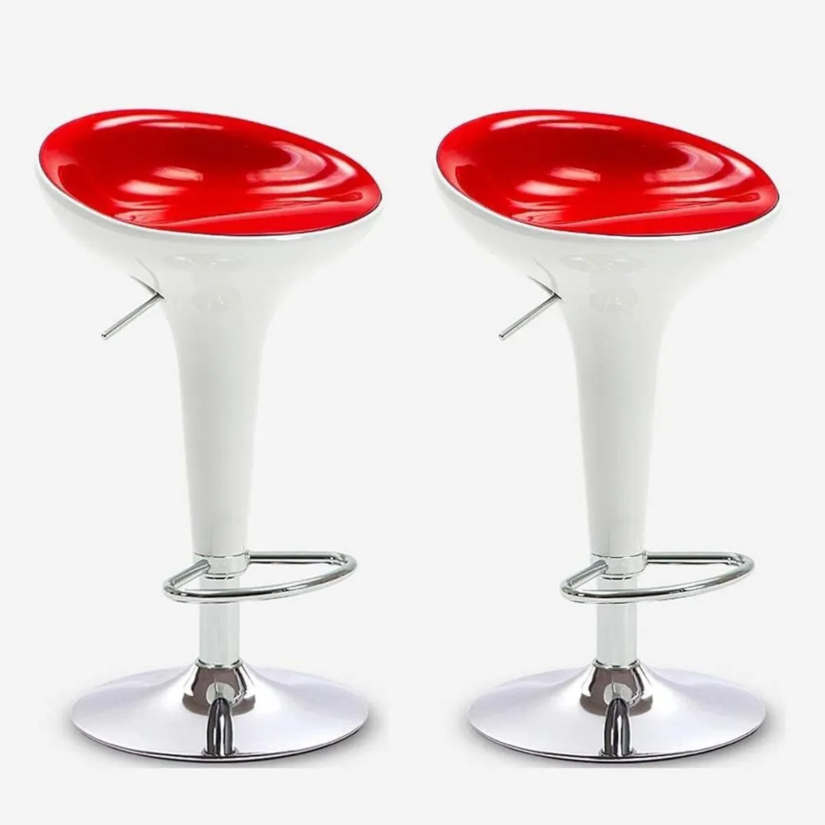 Gas Lift Bar Stools Set of 2 Home Kitchen - Image 4