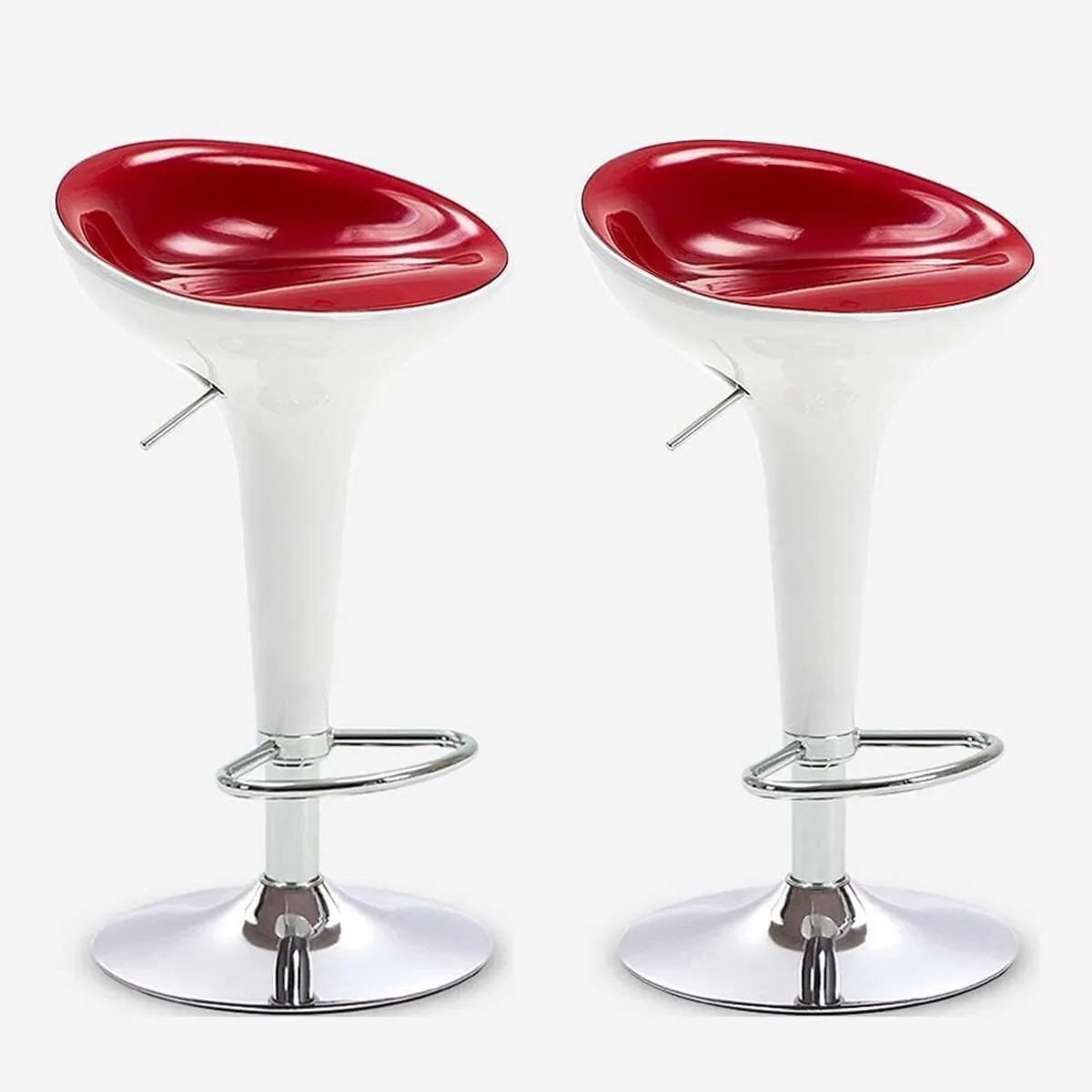 2 Bar Stools with Gas Lift Adjustable Height - Image 4