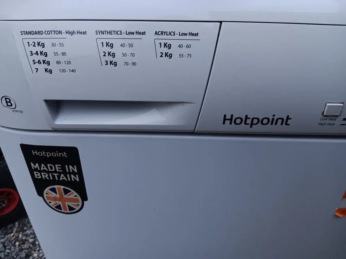 Hotpoint tumble dryer b - Image 2