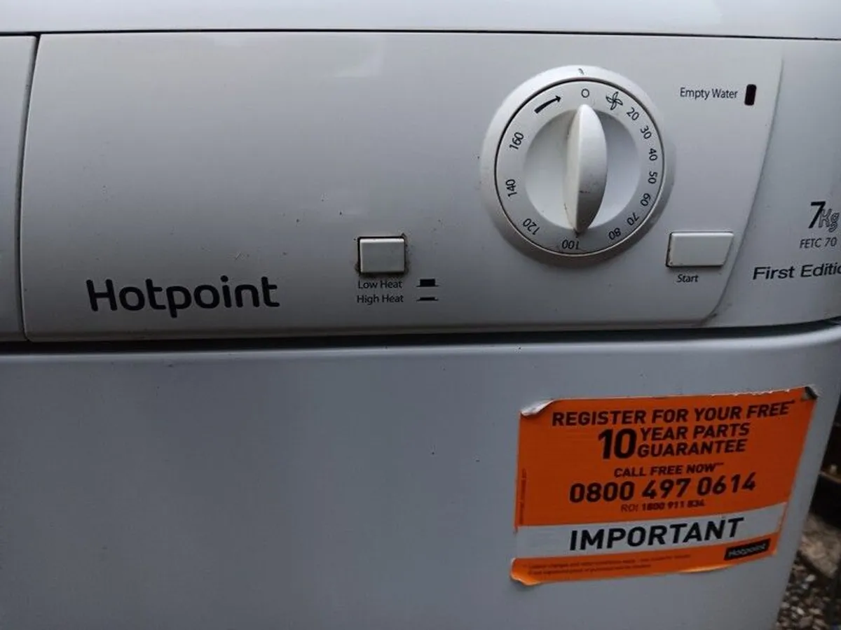 Hotpoint tumble dryer b - Image 3