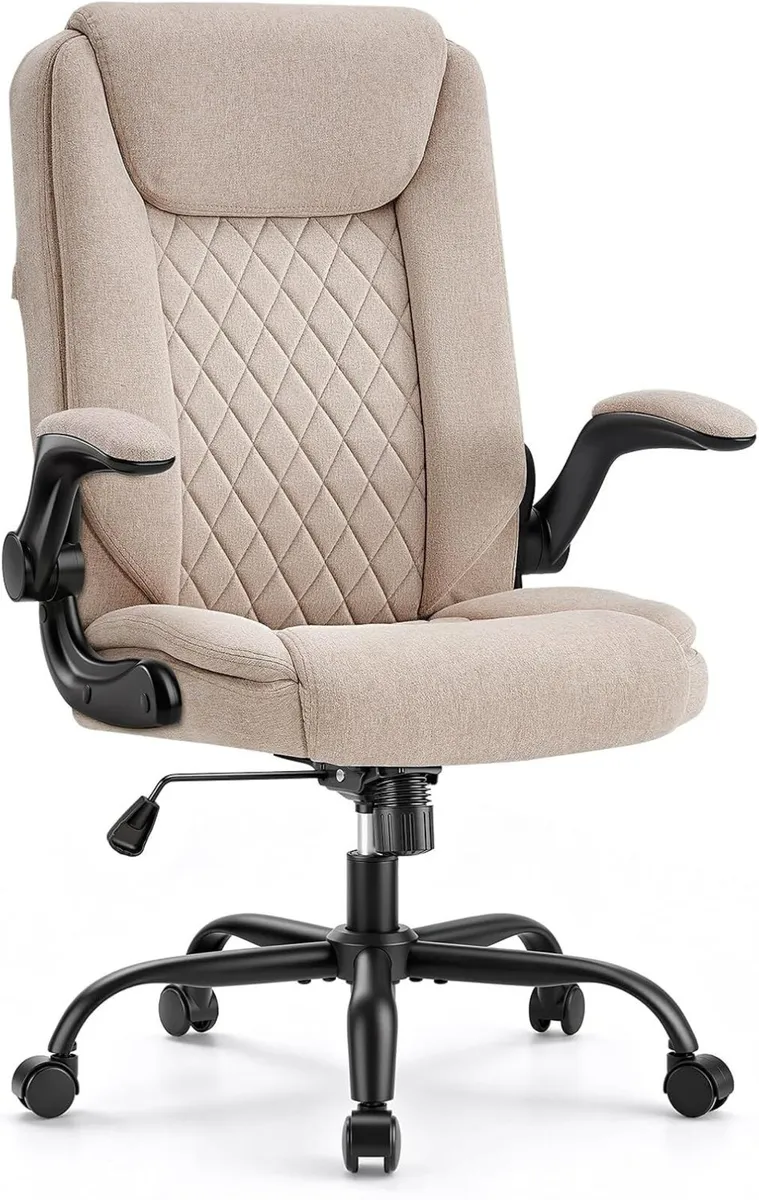 Ergonomic Office Chair Fabric Desk Chairs for Home - Image 1
