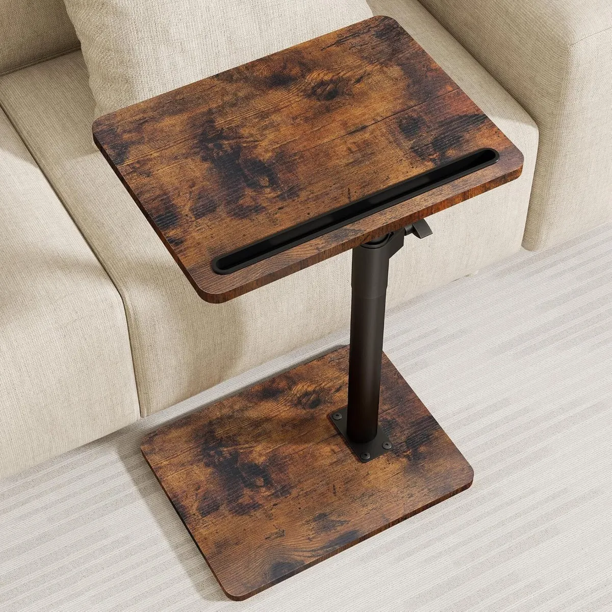Couch Side Table 360degreesswivel Height - Image 1